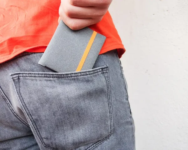cartera origami sin costuras